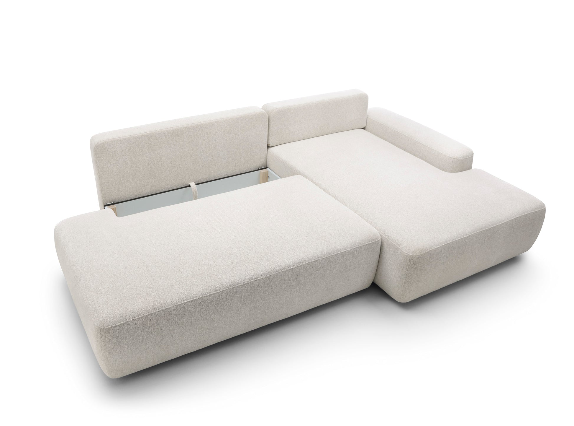 Dīvāns Boul 276/164/68 cm krēms - N1 Home