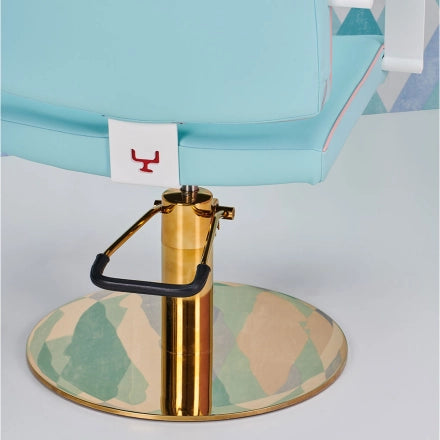 Frizētavas krēsls Dols 53/63/66 cm gaiši zils - N1 Home