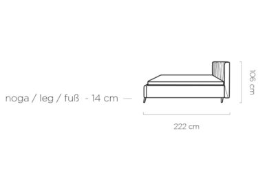 Gulta Calyp 140/160/180x200 Riviera 59 - N1 Home