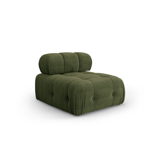 Sofa - krēsls Cosmopolitan Design  Ferento 96x96x71 cm tumši zaļs - N1 Home