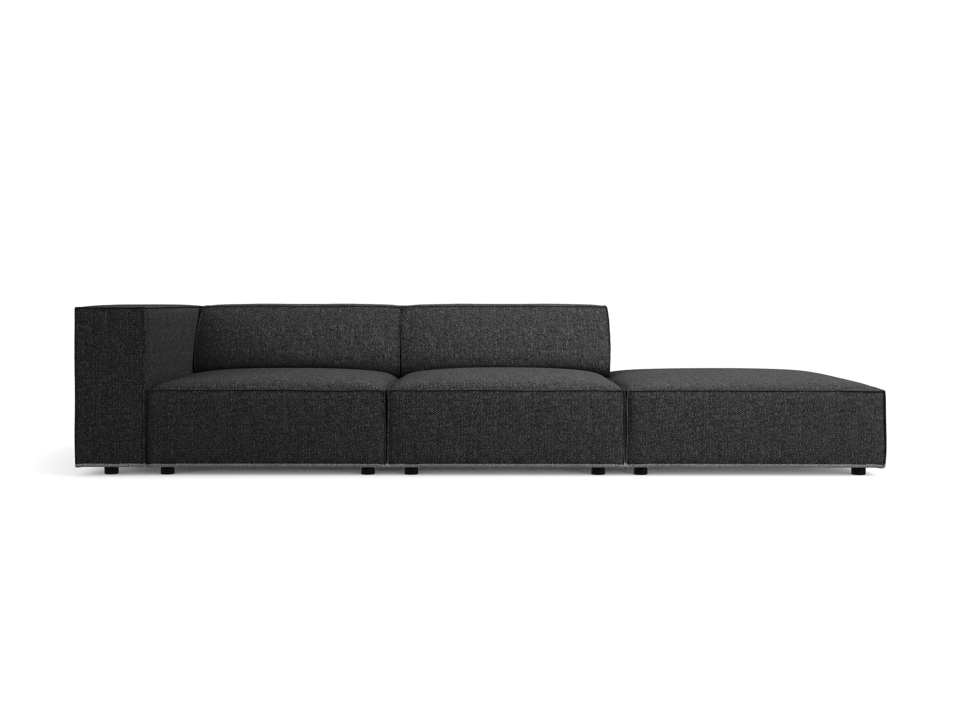 Dīvāns Cosmopolitan Design Arendal 262x102x70 cm melns - N1 Home