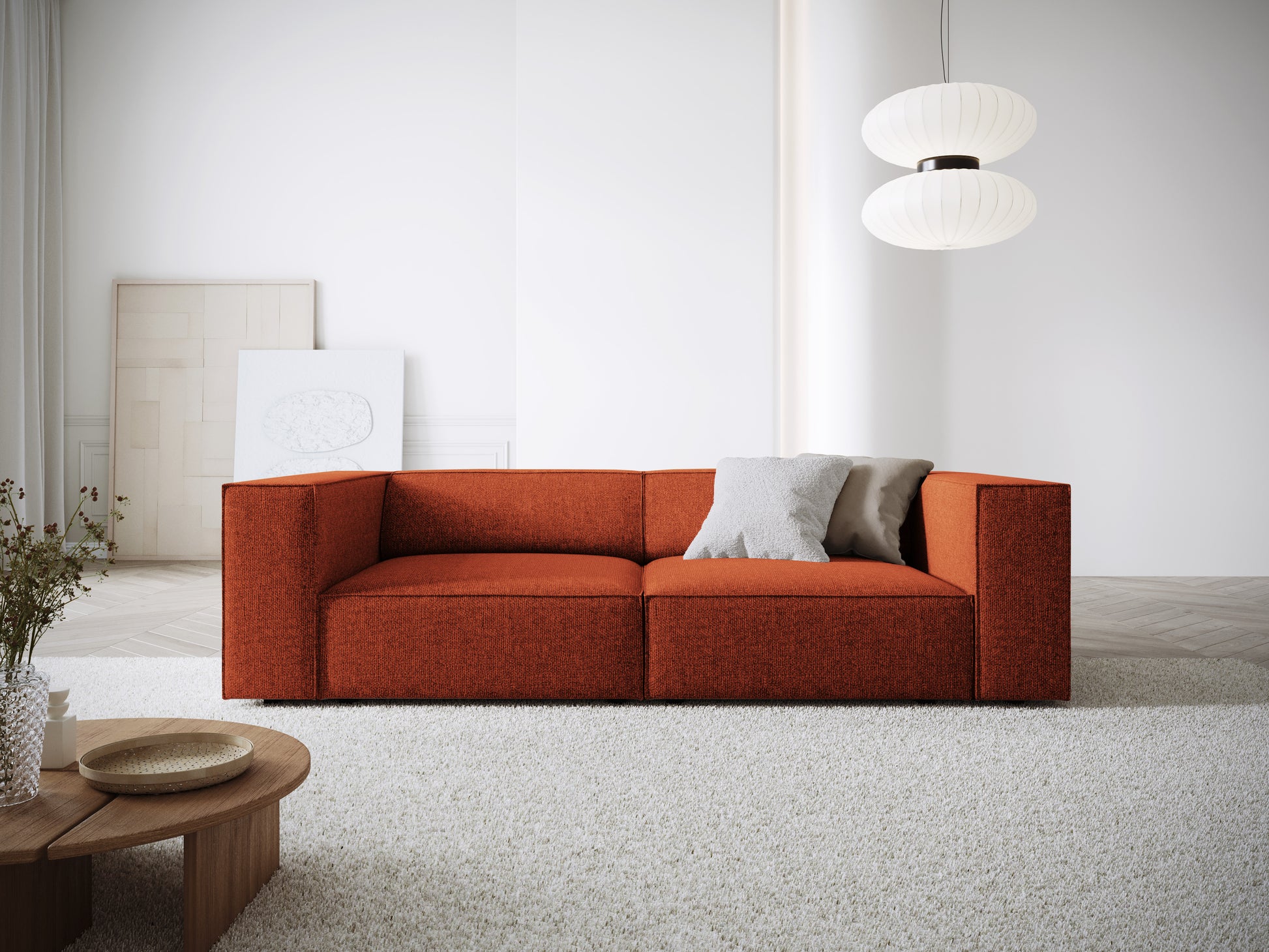 Dīvāns Cosmopolitan Design Arendal 204x102x70 cm terrakota - N1 Home