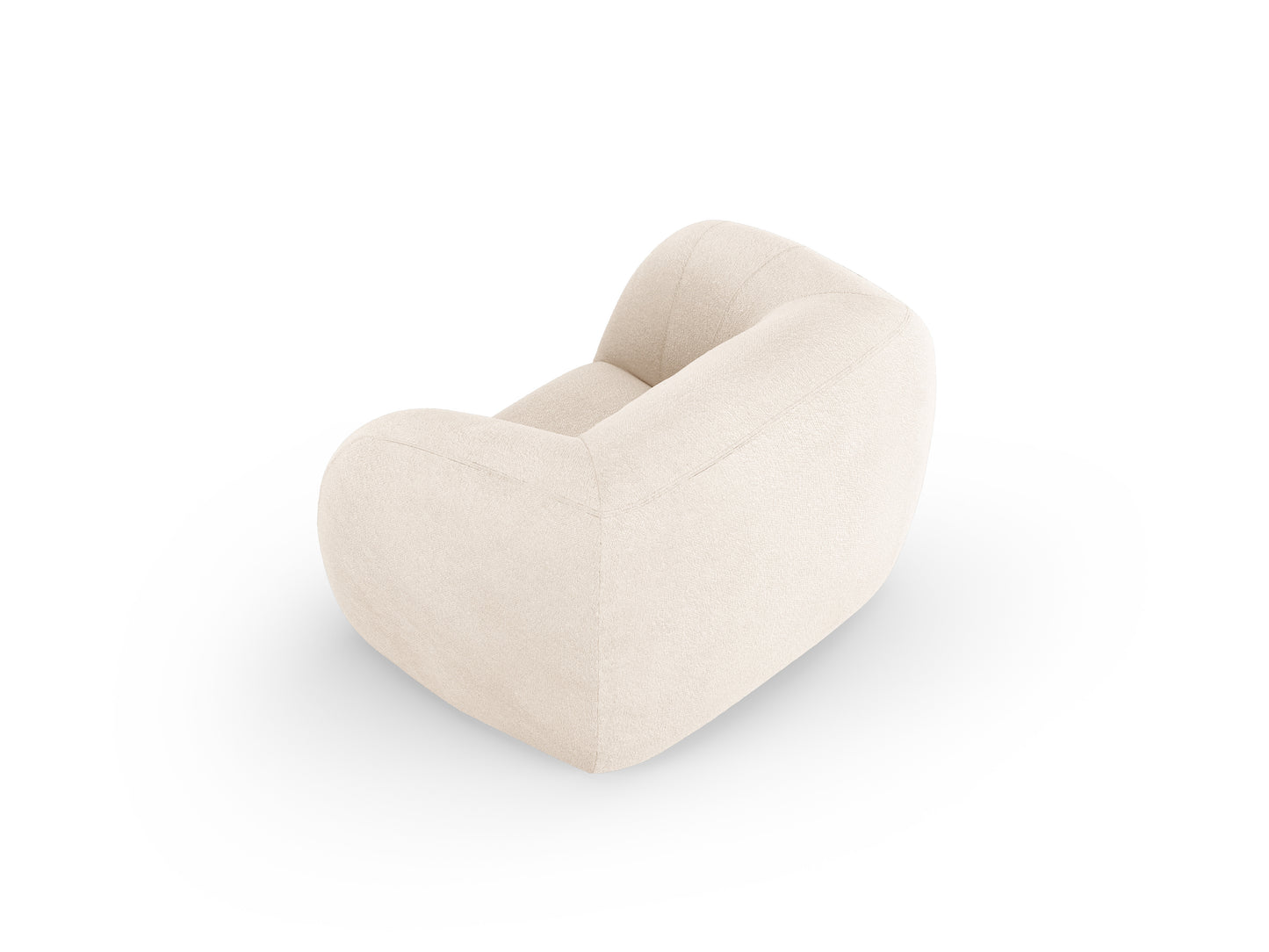 Atzveltnes krēsls Cosmopolitan Design Essen 130x95x86 cm bēšs - N1 Home