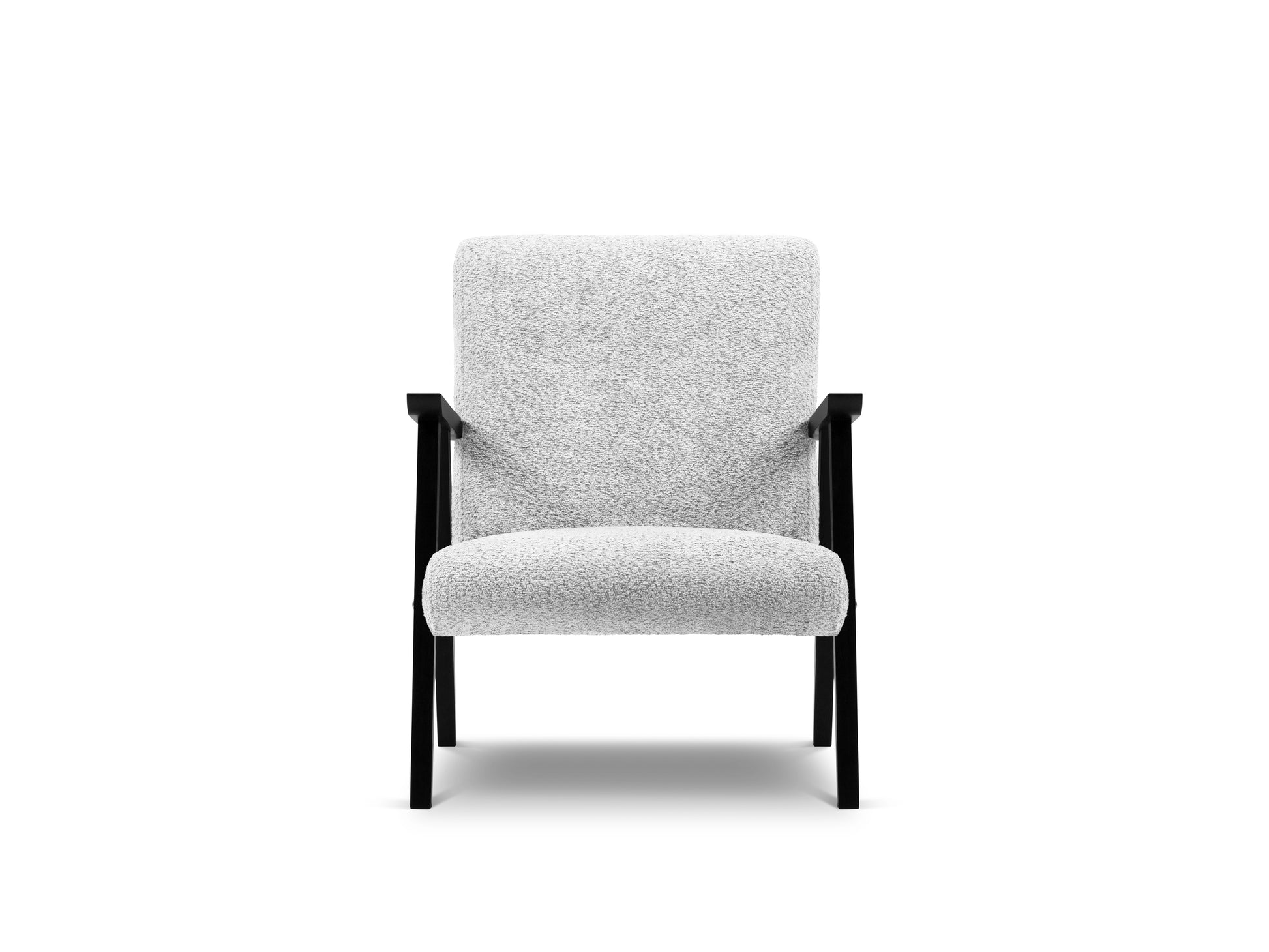 Atzveltnes krēsls Cosmopolitan Design Warsaw 79x59x78 cm gaiši pelēks - N1 Home