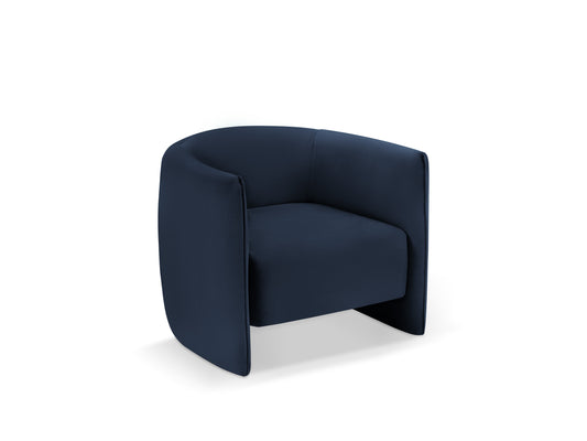 Atzveltnes krēsls Cosmopolitan Design Pelago 88x88x72 cm tumši zils - N1 Home
