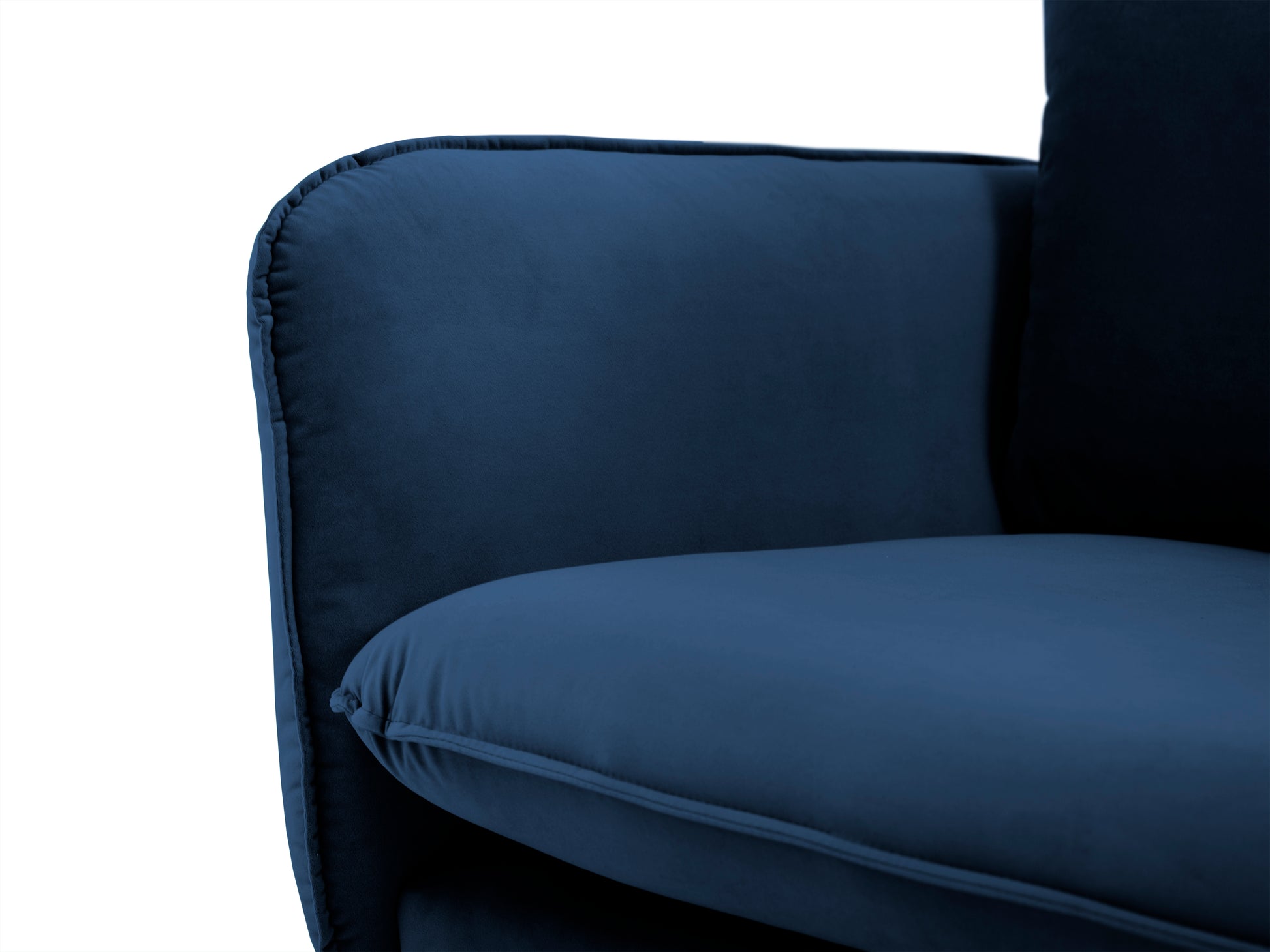 Atzveltnes krēsls Cosmopolitan Design  Vienna 97x94x95 cm zils - N1 Home