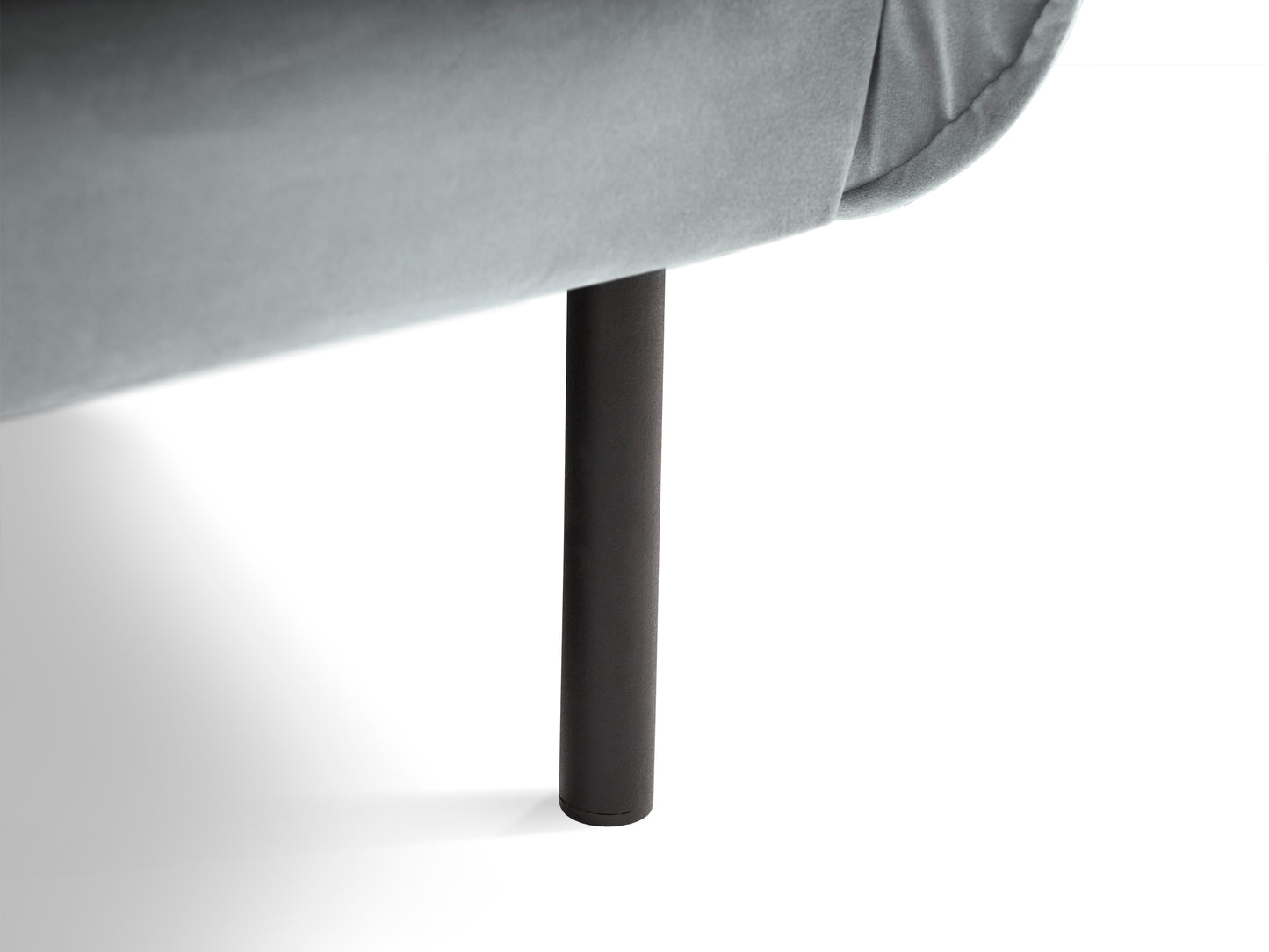 Atzveltnes krēsls Cosmopolitan Design Vienna samta 97x94x95 cm gaiši pelēks - N1 Home