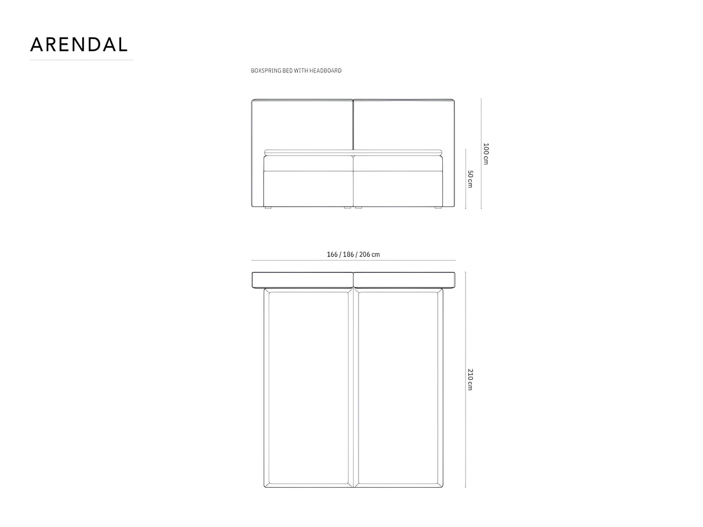 Gulta Arendal Cosmopolitan design 140/160/180 x 200 cm Blu 14 - N1 Home