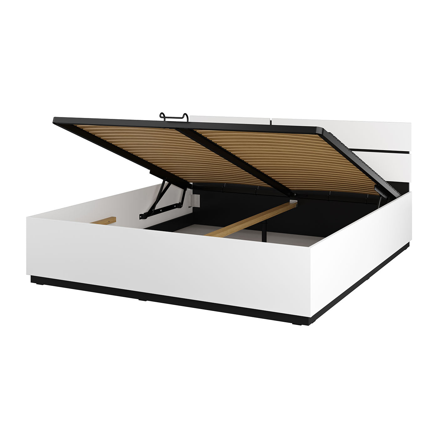 Gulta Krosit kolekcija 160;180/200 cm balts/melns