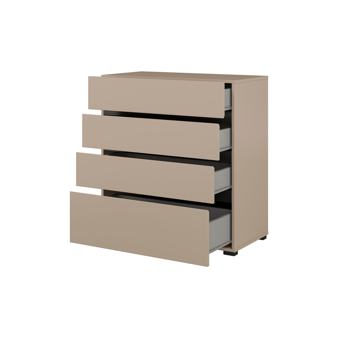 Kumode Krosit kolekcija 80/85/40 cm congo/melns - N1 Home