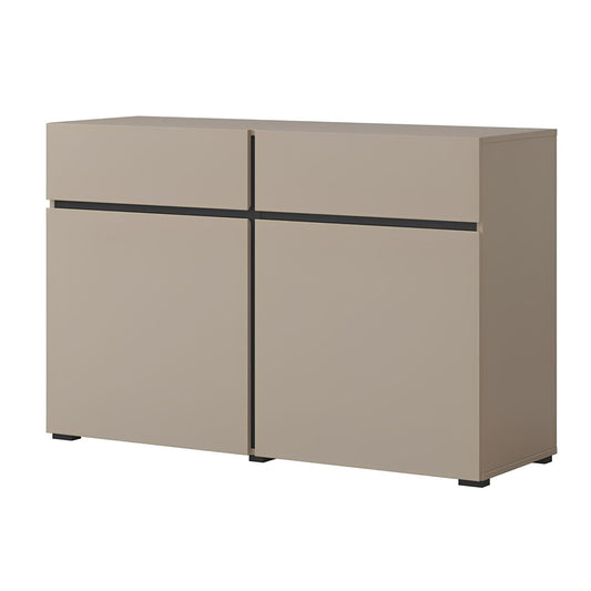 Kumode Krosit kolekcija 119/78/40 cm congo/melns - N1 Home