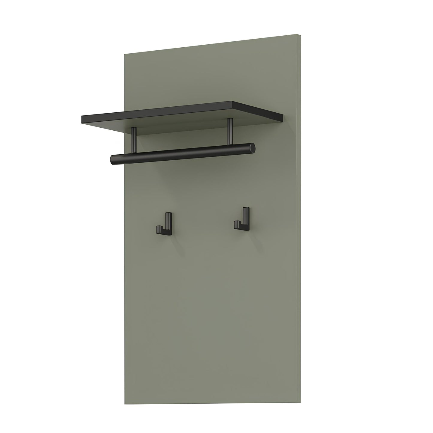 Sienas panelis ar āķiem Krosit kolekcija 40/70/20 cm zaļs