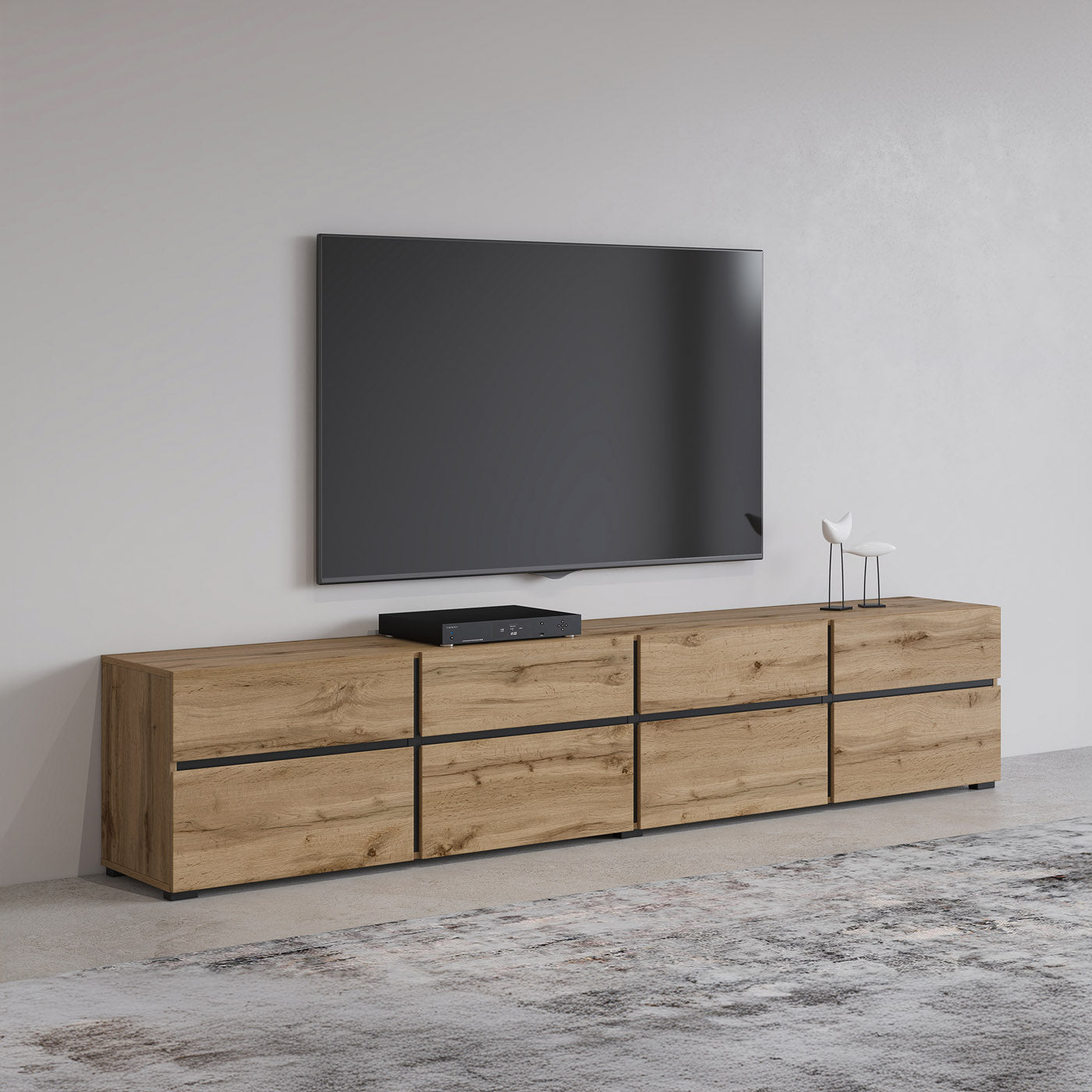 TV skapis Krosit kolekcija 225/48/40 cm Votan ozols - N1 Home