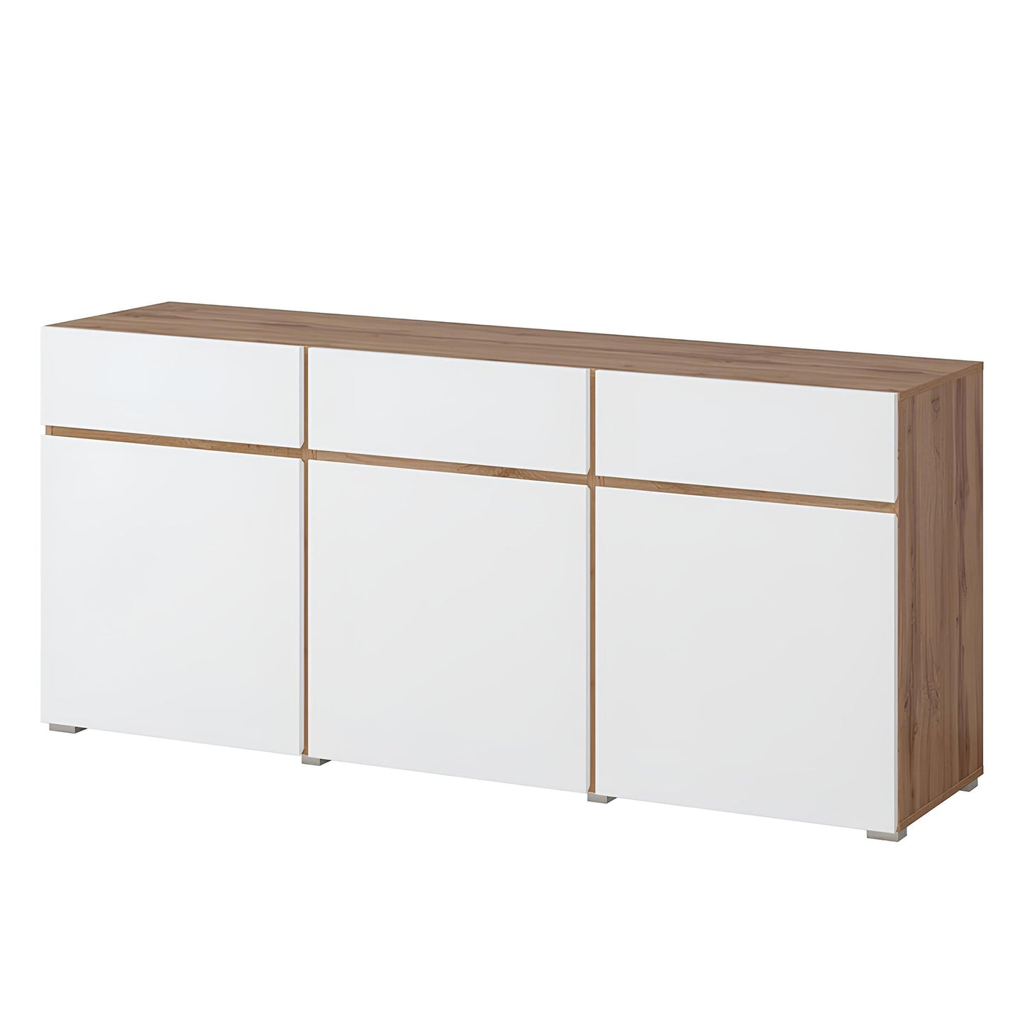 Kumode Krosit kolekcija 180/78/40 cm Votan ozols/balts - N1 Home