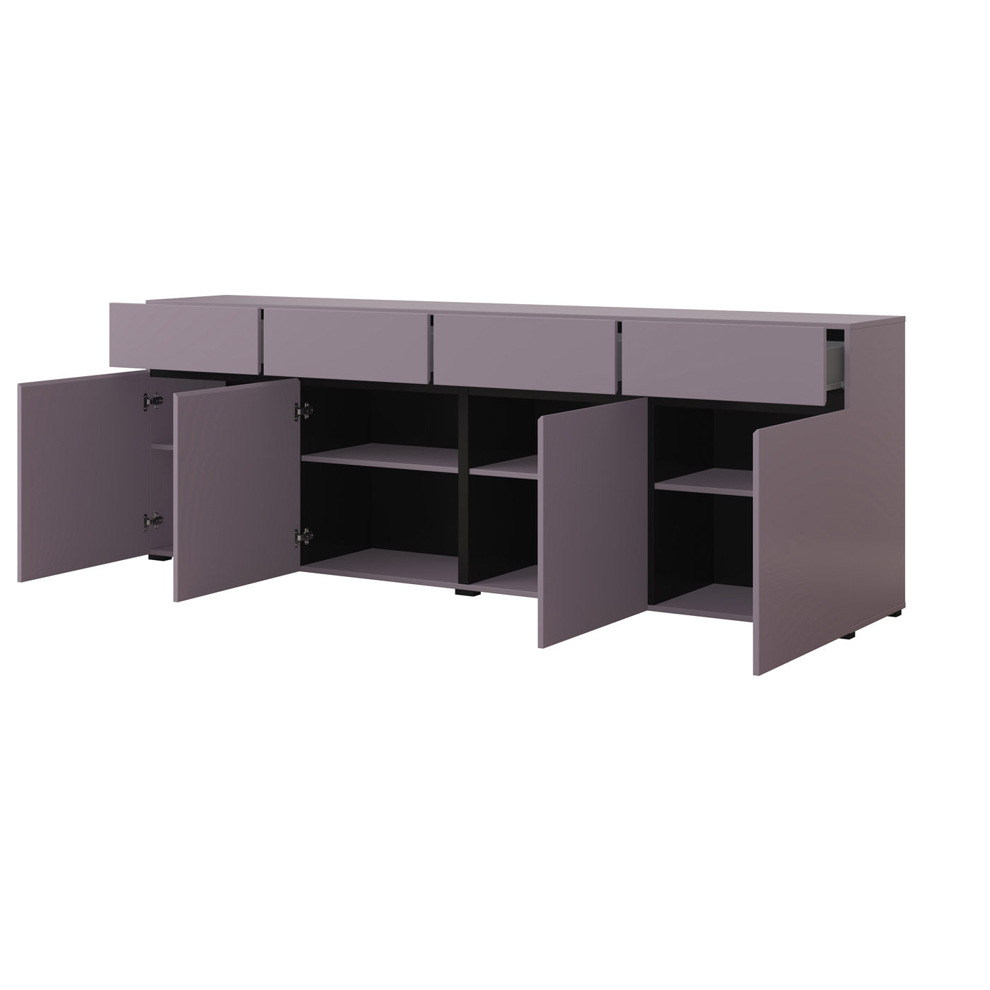 Kumode Krosit kolekcija 225/78/40 cm plums - N1 Home