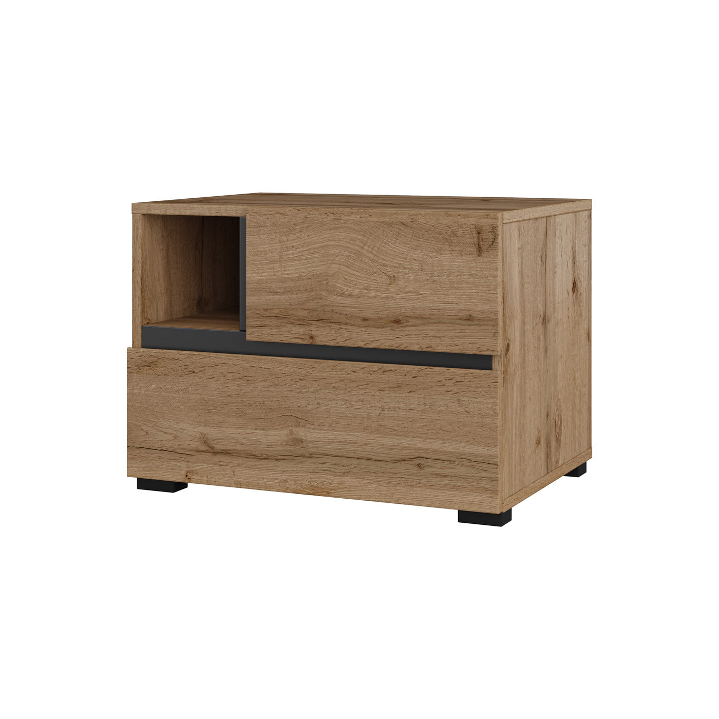 Naktsskapis (2) Krosit kolekcija 55/40/40 cm votan ozols