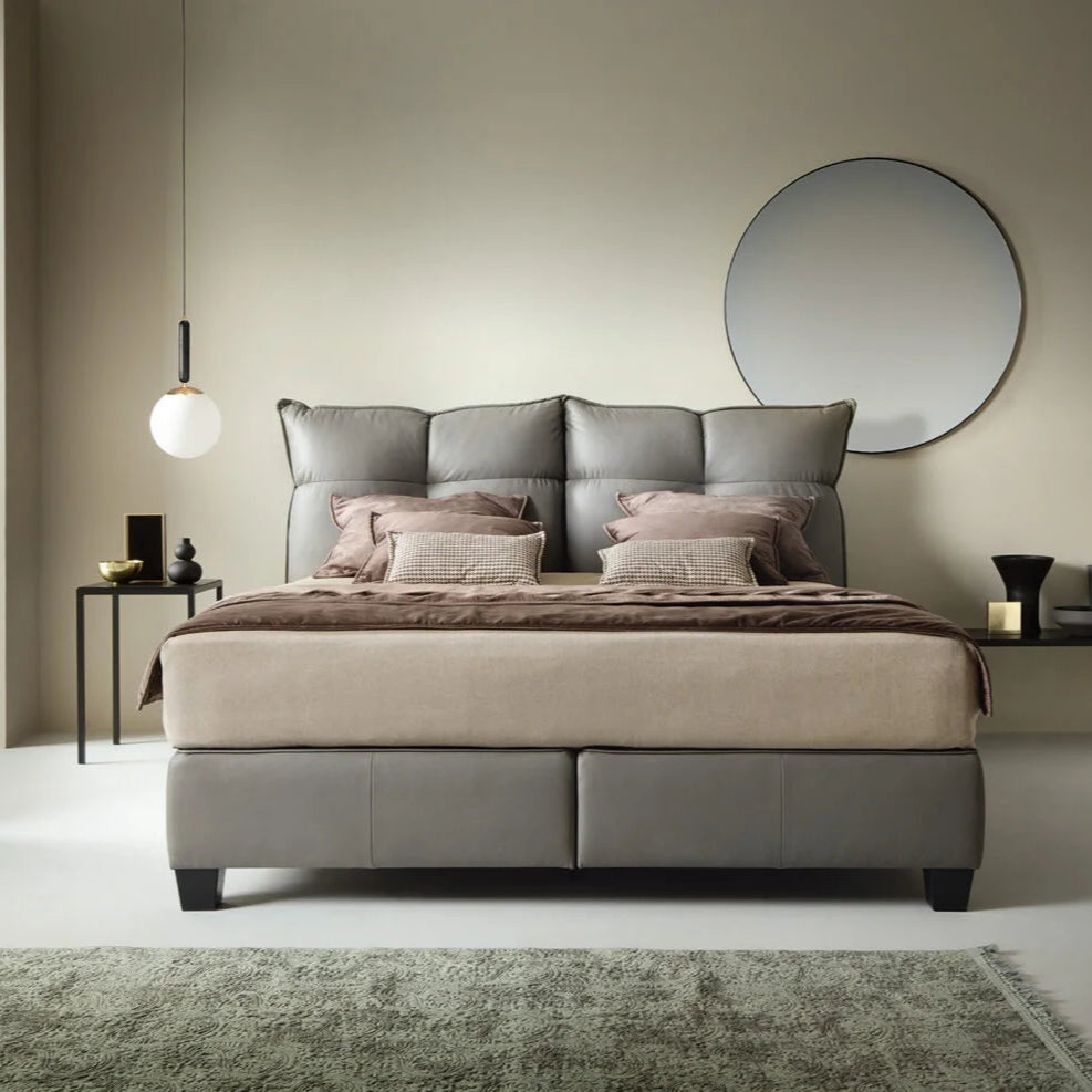 Gulta Cadi adā 140/160/180 x 200 cm pelēks - N1 Home