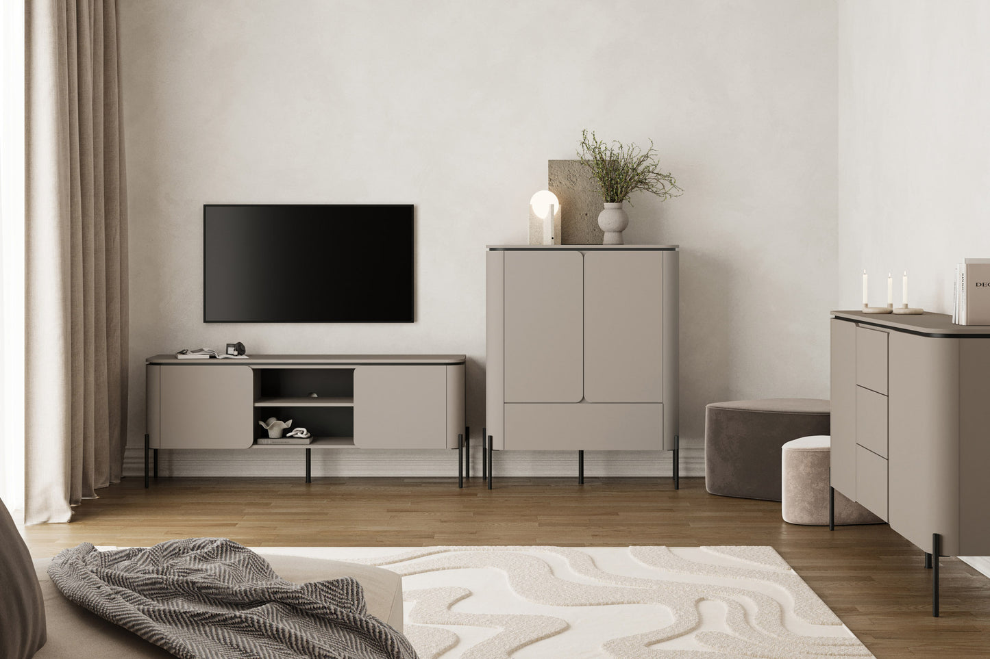 Kumode Beltas 163/40/94 cm congo - N1 Home