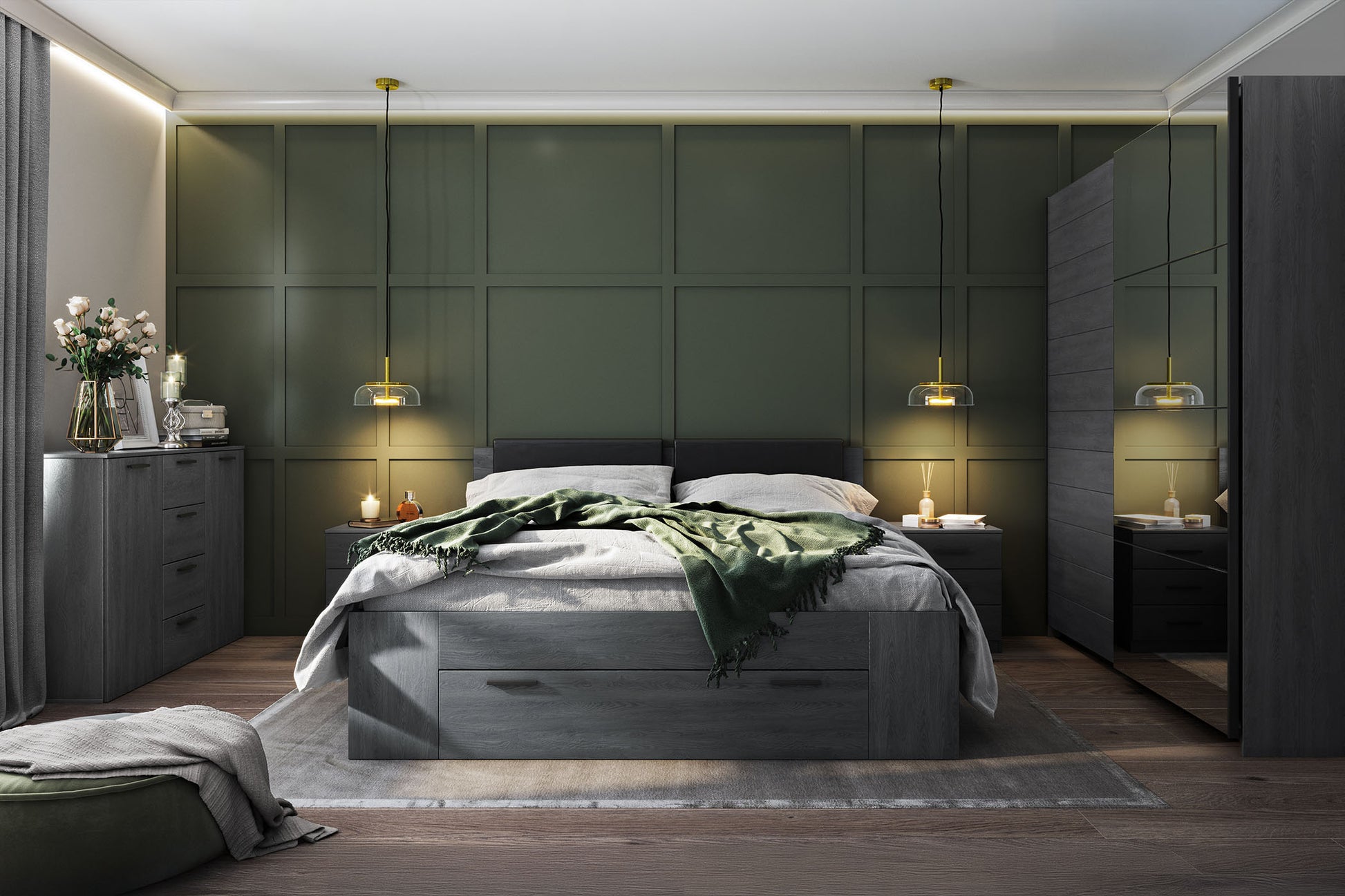 Gulta Galateja 146; 166; 186/205/94 cm carbon ozols - N1 Home