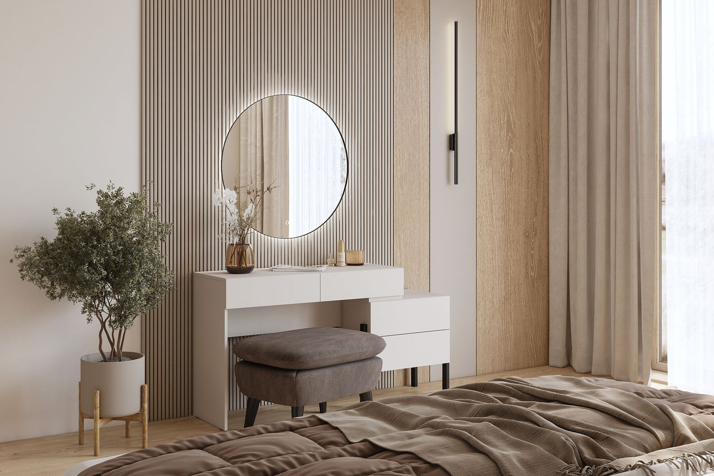 Konsole Jukka 90/16/35 cm kašmirs