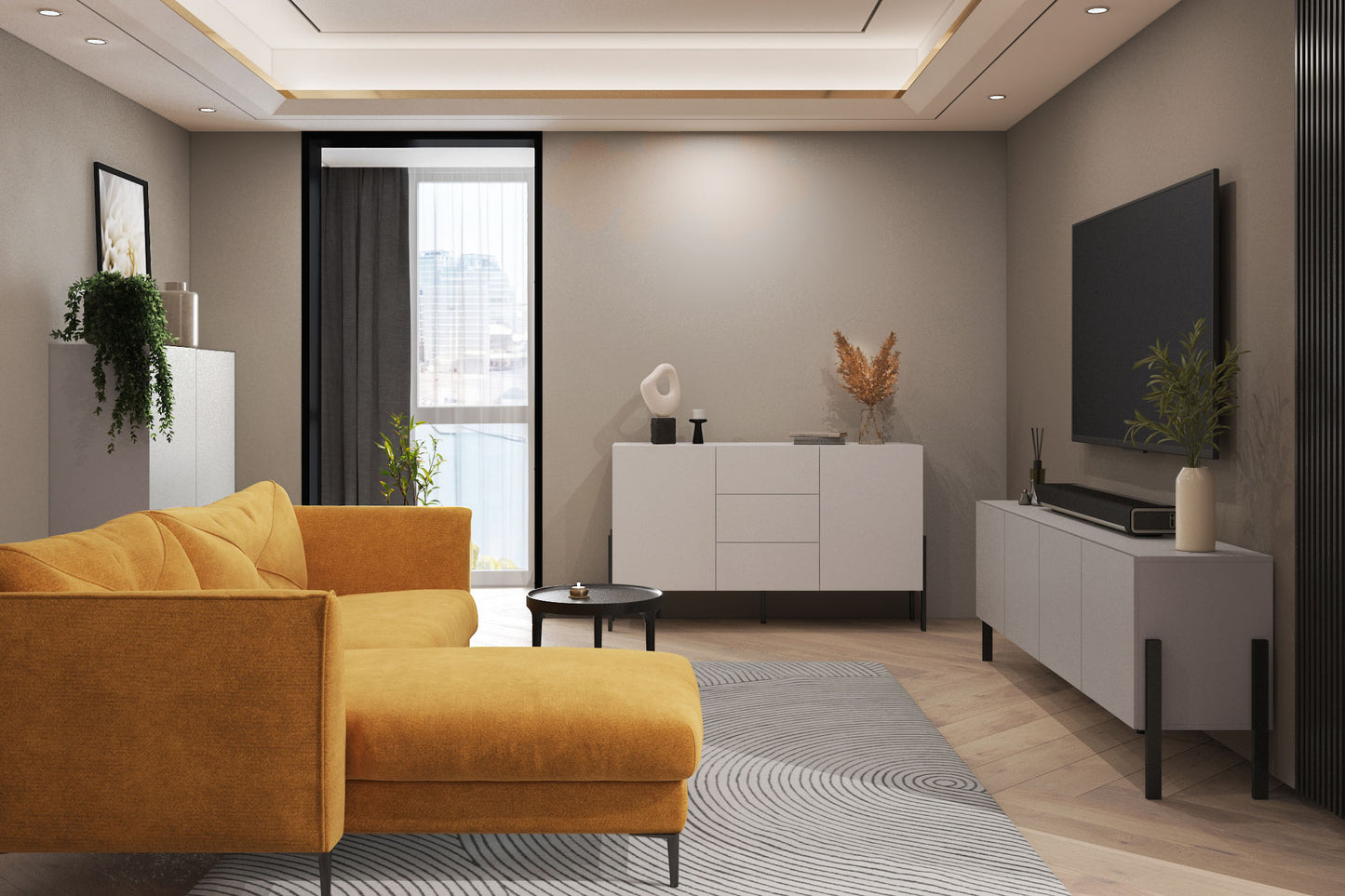 Kumode Jukka 204/70/40 cm kašmirs - N1 Home