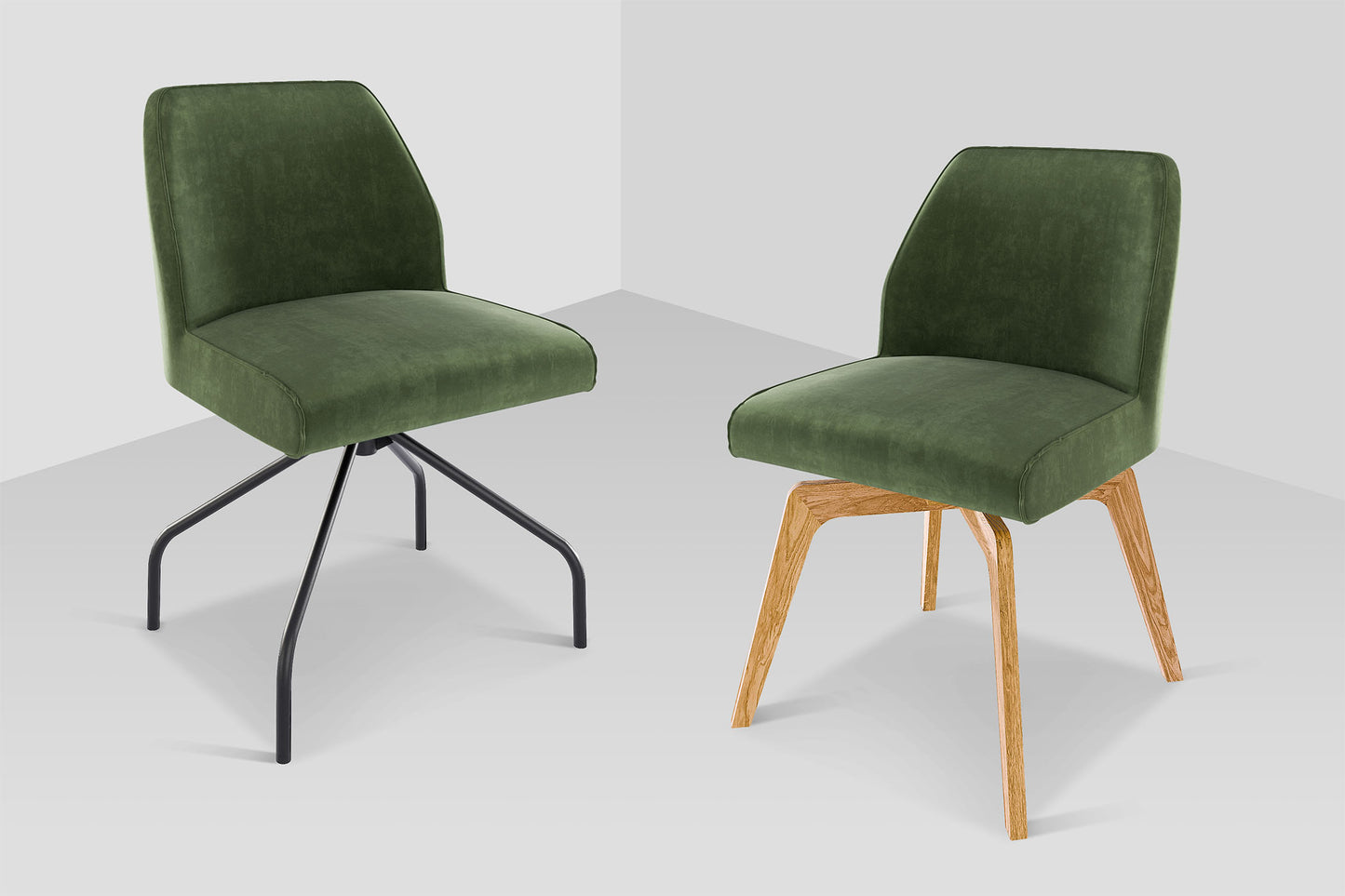 Krēsls Lofy A 1 56/81/62 cm olīves