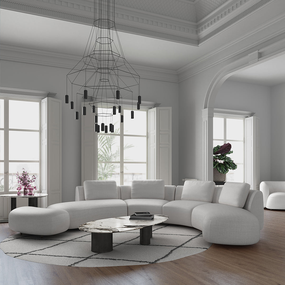 Dīvāns Domani S1 Befame 314/91/144 cm krēms - N1 Home