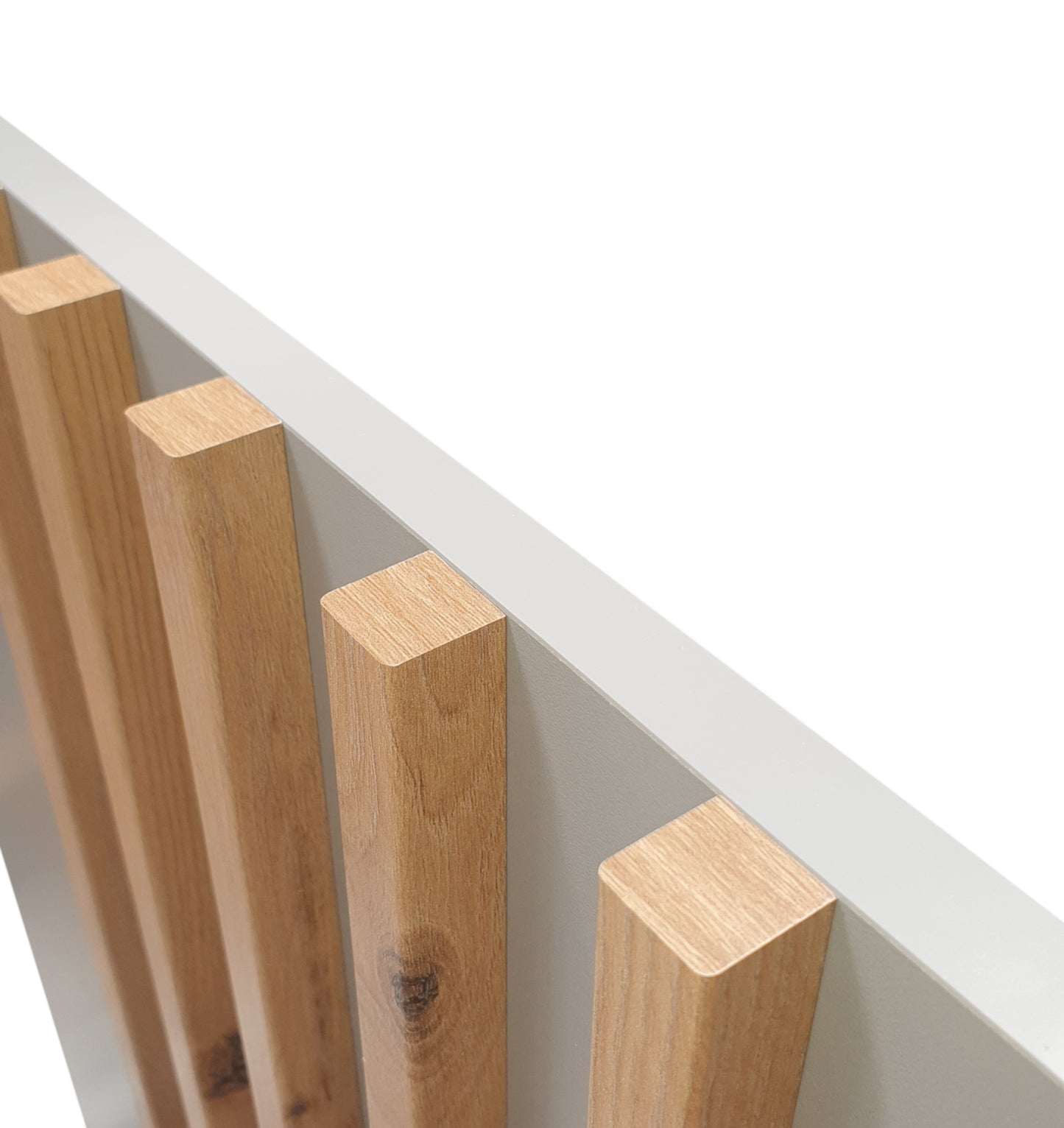 Mezonīna piebūve līdz skapim Neko 206/51/50 cm pelēks - N1 Home