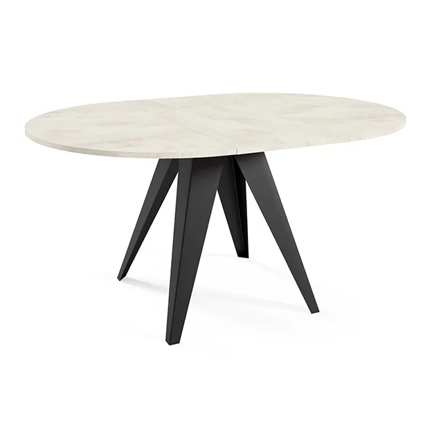 Galds Gera 90/76; 100/76 cm White Chromix