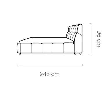 Gulta Giu 140/160/180x200 cm Eden 19 - N1 Home