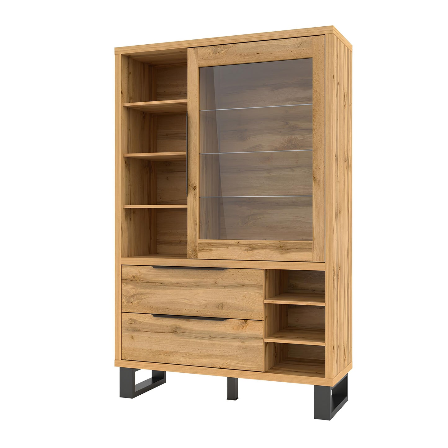 Skapis Hallis 120/190/45 cm Votan ozols - N1 Home