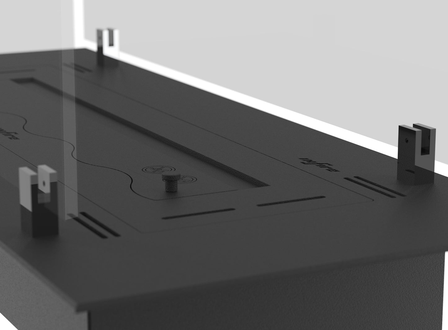 Biokamīns InseSlim 60;80;100;120;150;200/37/85 cm melns - N1 Home