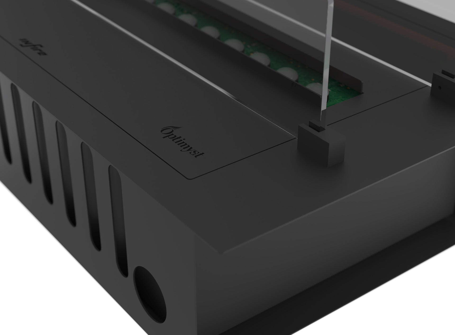 Elektriskais kamīns Infir 70/40/20 cm melns - N1 Home