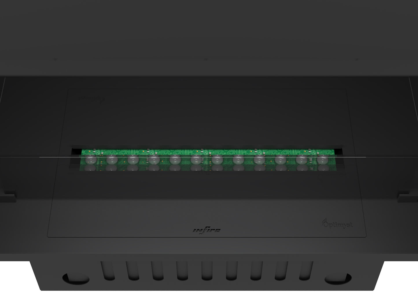 Elektriskais kamīns Invap inside 80/45/40 cm melns - N1 Home