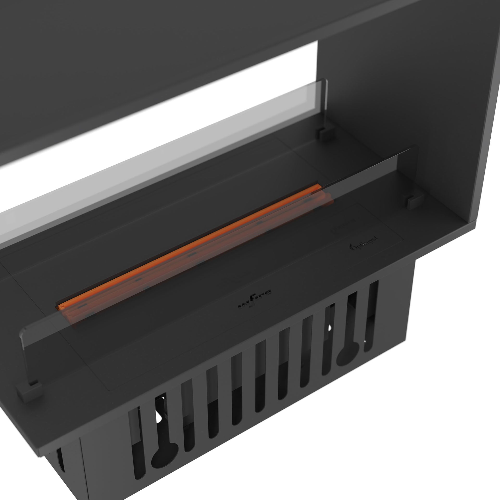 Elektriskais kamīns Invap U800 80/50/40 cm melns - N1 Home