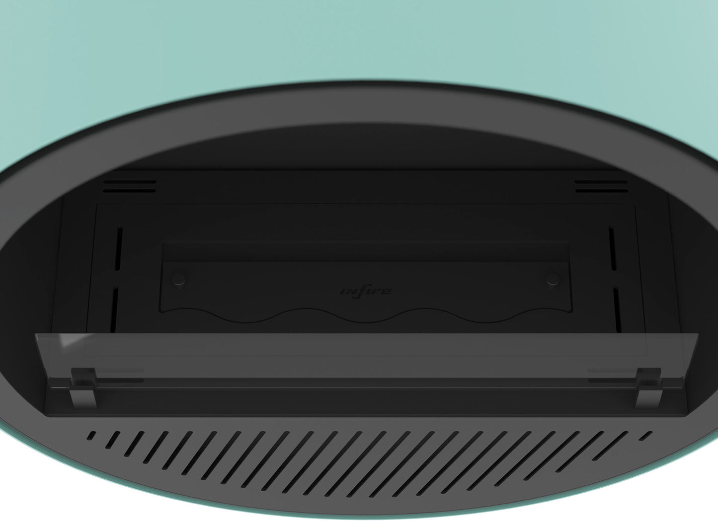 Biokamīns Incyrc Slim wall 72/30 cm gaiši zils - N1 Home