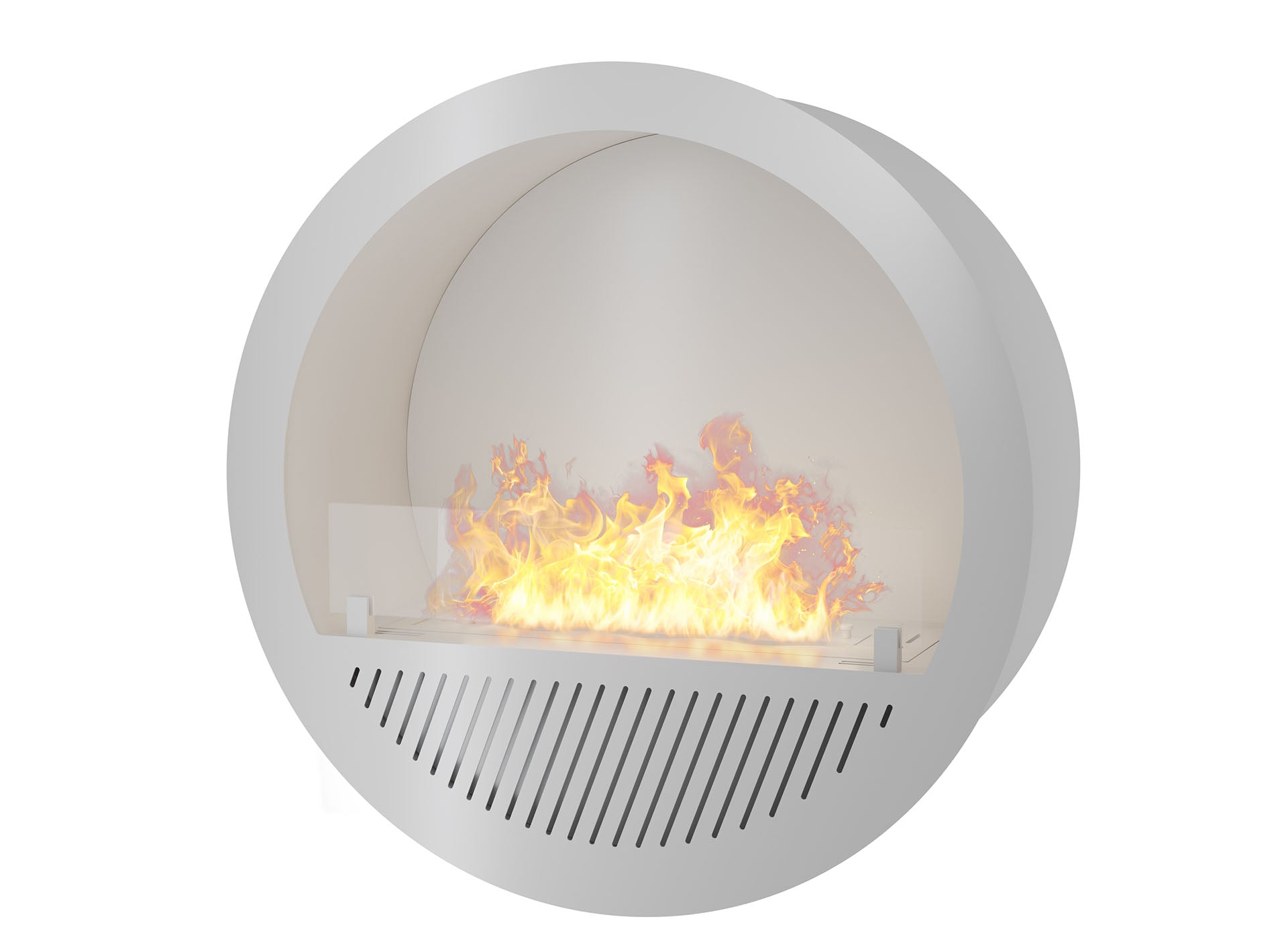 Biokamīns Incyrc Slim inside 73/30 cm balts - N1 Home