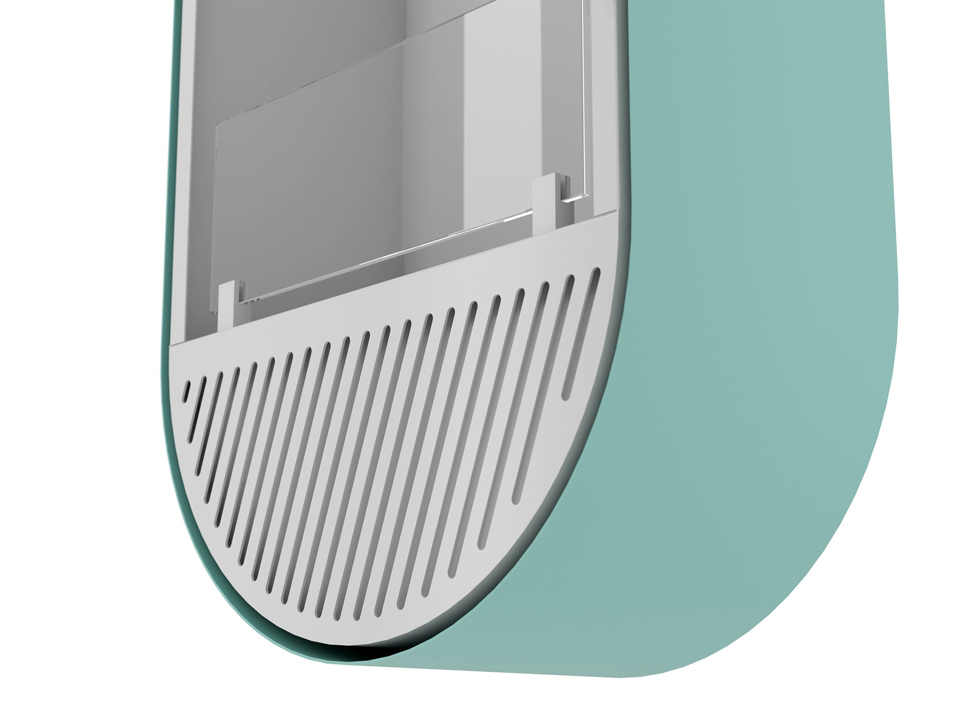 Biokamīns Incyrc Vert 130/50/25 cm gaiši zils - N1 Home