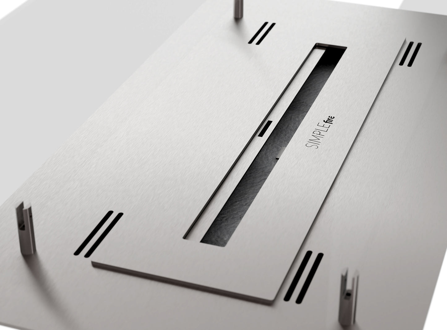 Biokamīns Inser 600 60/32/20 cm inox - N1 Home