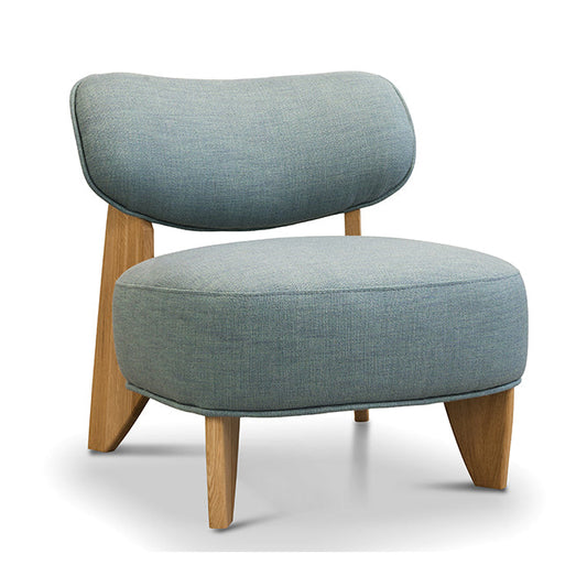 Krēsls Juna Befame 70/79/72 cm gaiši zils/ozols - N1 Home