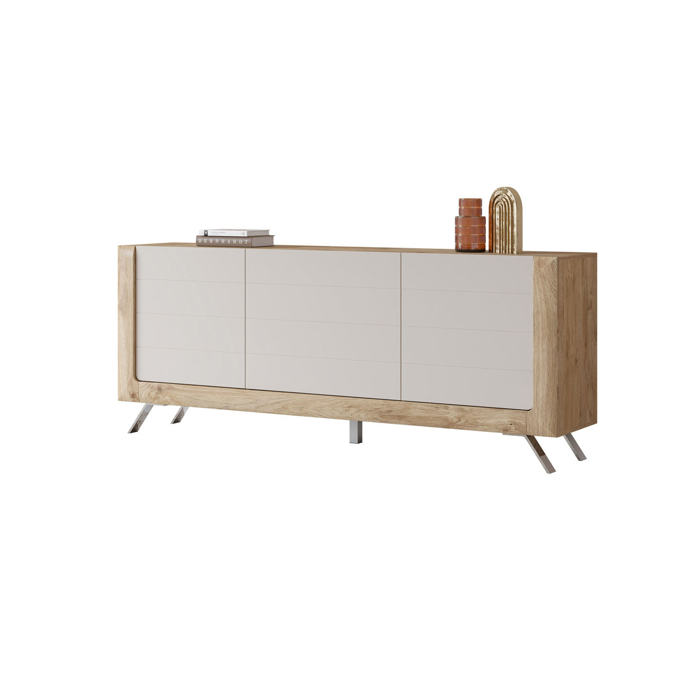 Kumode Kavasari 199/44/81 cm Hamilton ozols/kašmirs - N1 Home