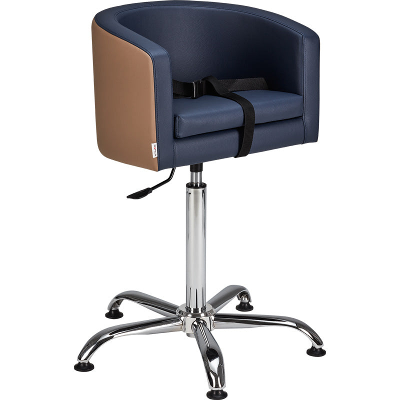 Frizētavas krēsls Lippi Kid 50/40/35 cm brūns/zils - N1 Home