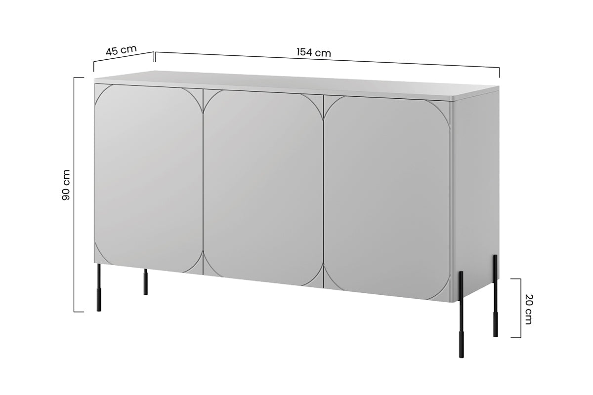 Kumode BARI ar atvilktnes 154/90/45 terrakota