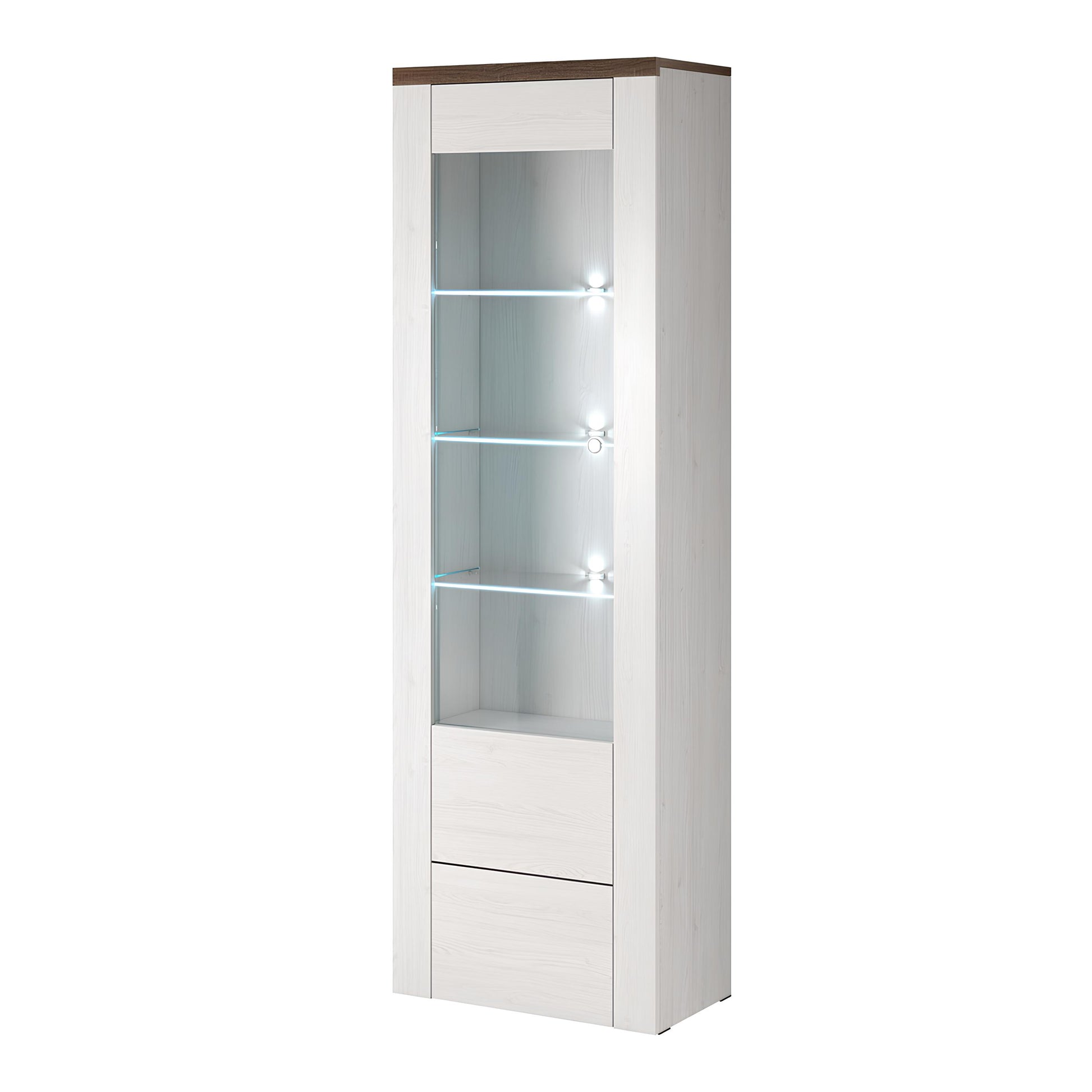 Skapis Laroš 65/206/37 cm sonoma trifele/Sibiu lapegle - N1 Home