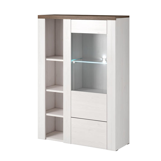 Skapis Laroš 100/37/145 cm sonoma trifele/Sibiu lapegle - N1 Home