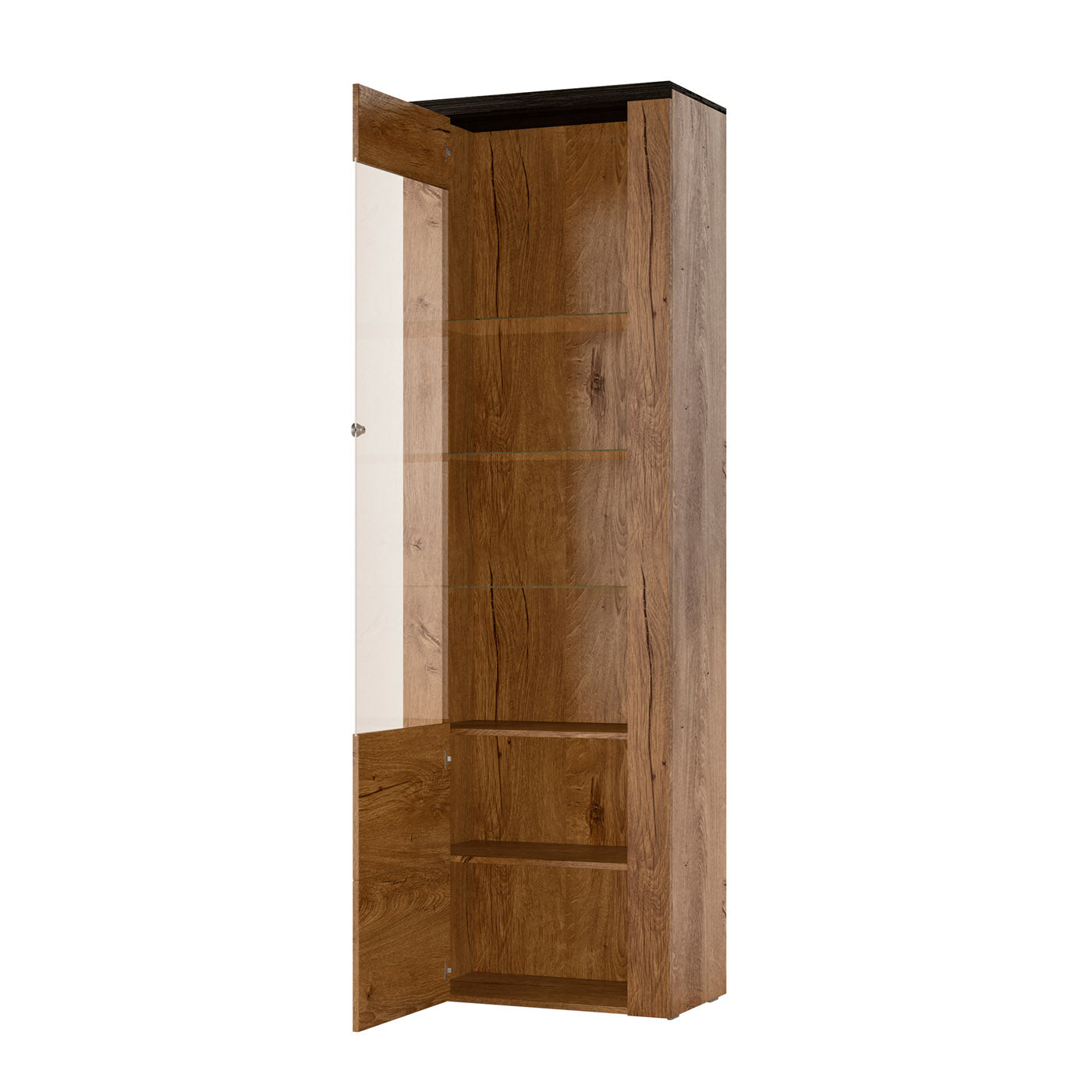Skapis Laroš 65/206/37 cm sonoma trifele/Sibiu lapegle - N1 Home