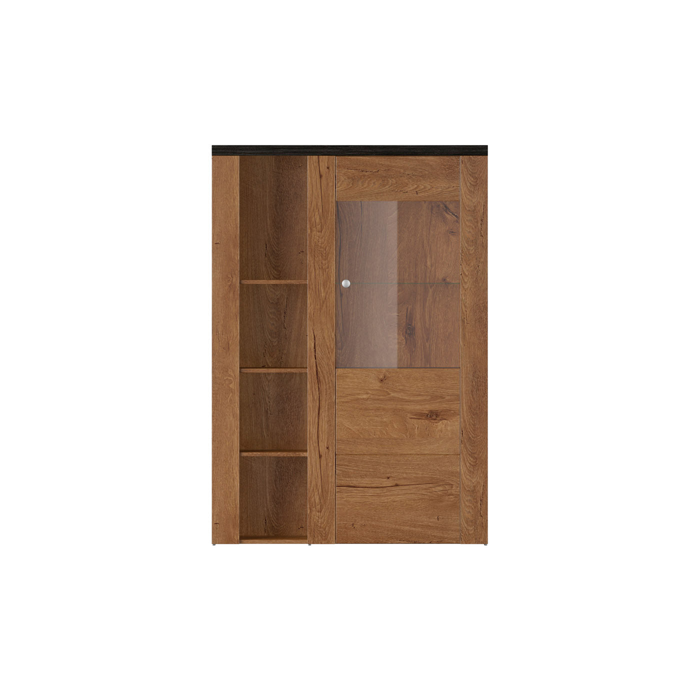 Skapis Laroš 100/37/145 cm touchwood/ satīna nusbaum - N1 Home