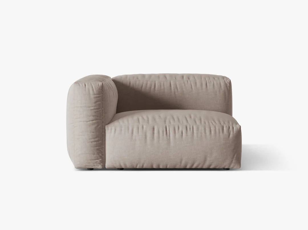 Modulārs dīvāns Martina Micadoni 106/75/120 cm Botruf Dark beige