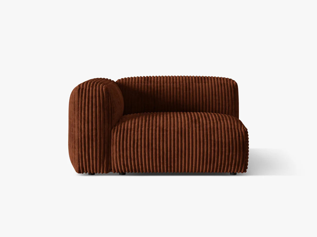 Modulārs dīvāns Martina Micadoni 106/75/120 cm Corduroy (Til52) Brick