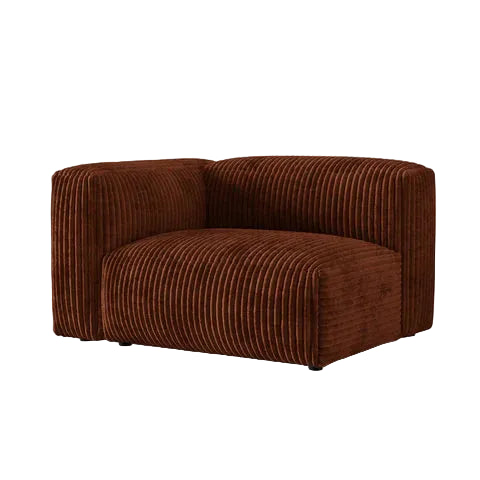 Modulārs dīvāns Martina Micadoni 106/75/120 cm Corduroy (Til52) Brick